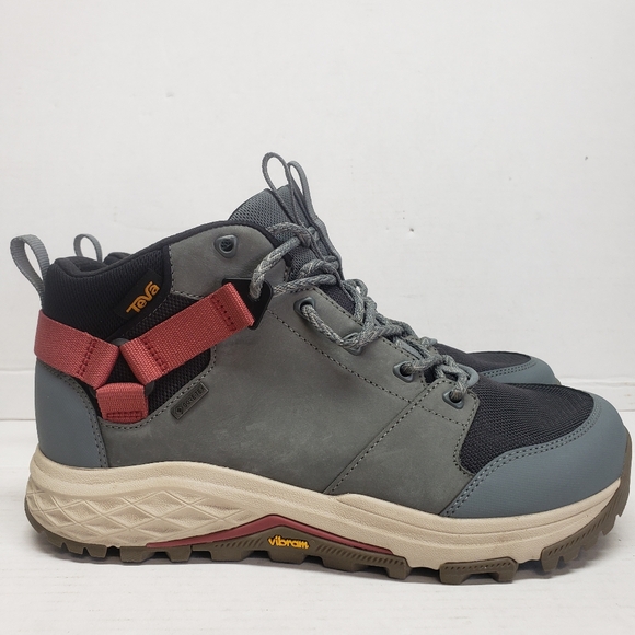 Teva Men's Gray and Red Athletic Shoes Mens Size 10.5 Like New - Picture 1 of 7